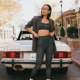 Fancy FitFlow Double Lined Leggings - Plaid (PREORDER)