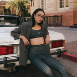 Fancy FitFlow Double Lined Leggings - Plaid (PREORDER)