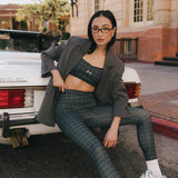 Fancy FitFlow Double Lined Leggings - Plaid (PREORDER)