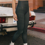 Fancy FitFlow Double Lined Leggings - Plaid (PREORDER)