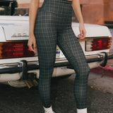Fancy FitFlow Double Lined Leggings - Plaid (PREORDER)