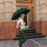 Fancy FitFlow Double Lined Leggings - Alpine Green/Plaid