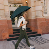 Fancy FitFlow Double Lined Leggings - Alpine Green/Plaid