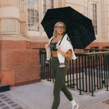 Fancy FitFlow Double Lined Leggings - Alpine Green/Plaid