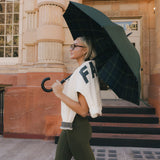 Fancy FitFlow Double Lined Leggings - Alpine Green/Plaid