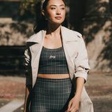 Fancy FitFlow Performance Bra Top - Plaid