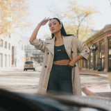 Fancy FitFlow Performance Bra Top - Plaid