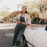 Fancy FitFlow Performance Bra Top - Plaid