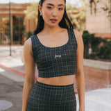 Fancy FitFlow Performance Bra Top - Plaid