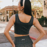 Fancy FitFlow Performance Bra Top - Plaid