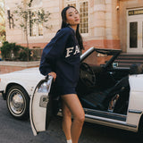 Varsity Nylon Pullover - Autumn Navy