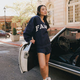 Varsity Nylon Pullover - Autumn Navy
