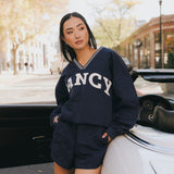Varsity Nylon Pullover - Autumn Navy