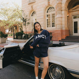 Varsity Nylon Pullover - Autumn Navy