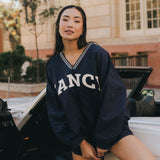 Varsity Nylon Pullover - Autumn Navy