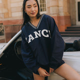 Varsity Nylon Pullover - Autumn Navy