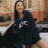 Varsity Nylon Pullover - Autumn Navy