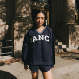 Varsity Nylon Pullover - Autumn Navy