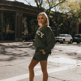 Varsity Nylon Pullover - Alpine Green