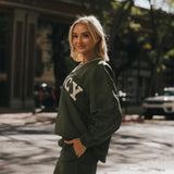 Varsity Nylon Pullover - Alpine Green