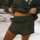 Fancy Nylon Shorts - Alpine green