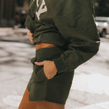 Fancy Nylon Shorts - Alpine green