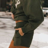 Fancy Nylon Shorts - Alpine green