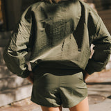 Fancy Nylon Shorts - Alpine green
