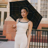 Fancy FitFlow Double Layered Tank - Cream/Plaid