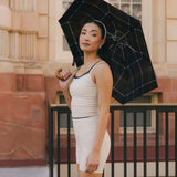 Fancy FitFlow Double Layered Tank - Cream/Plaid