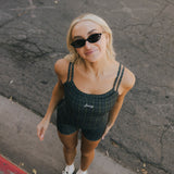 Fancy FitFlow Double Layered Tank - Plaid