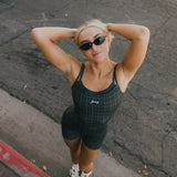 Fancy FitFlow Double Layered Tank - Plaid