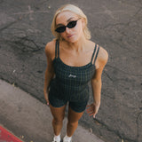 Fancy FitFlow Double Layered Tank - Plaid