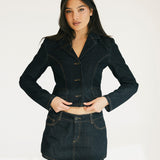 Emely Denim Jacket - Dark Denim