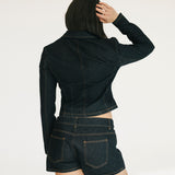 Emely Denim Jacket - Dark Denim