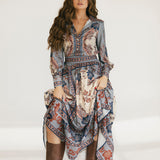 Mckenna Floral Midi Skirt Set - Multi