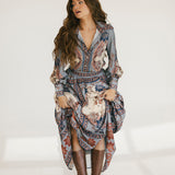 Mckenna Floral Midi Skirt Set - Multi