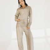 Lyla Knit Pants - Taupe