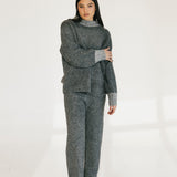 Pres Sweater Set - Charcoal