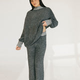 Pres Sweater Set - Charcoal