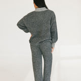 Pres Sweater Set - Charcoal