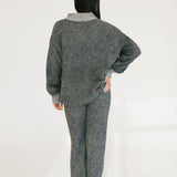 Pres Sweater Set - Charcoal
