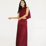 Bailey Maxi Skirt - Burgundy