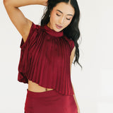 Bailey Maxi Skirt - Burgundy
