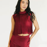Bailey Maxi Skirt - Burgundy