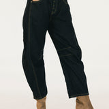 Maci Baggy Denim Pants - Dark Denim