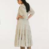 Casey Plaid Skirt - Olive