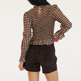 Alis Suede High-Rise Shorts - Brown