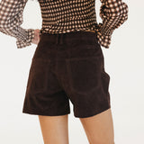 Megan Gingham Smocked Top - Maroon