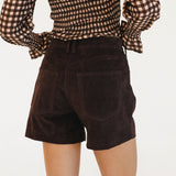 Megan Gingham Smocked Top - Maroon